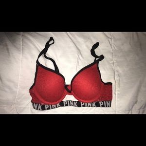 NWOT PINK PUSH-UP BRA
